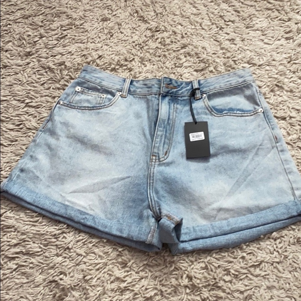 Denim shorts